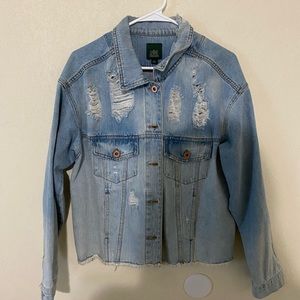 Ripped Denim Jacket